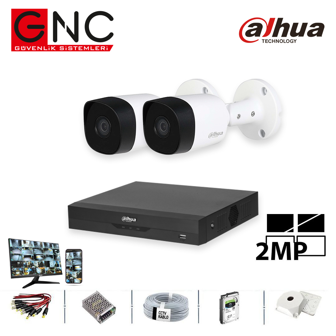 Dahua 2'li Kamera Sistemi